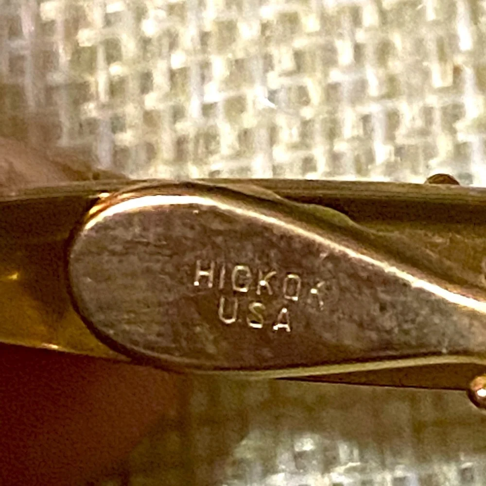 Vintage Anson Shriners tie bar and cuff link set